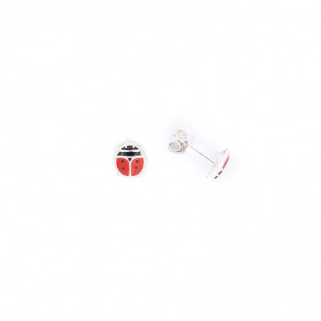 Pendientes de Plata 925 Mariquita
