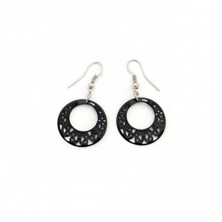 Pendientes Adelfa Negros