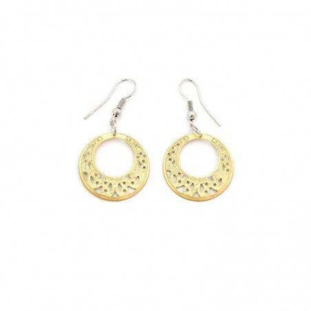 Pendientes Adelfa Dorados
