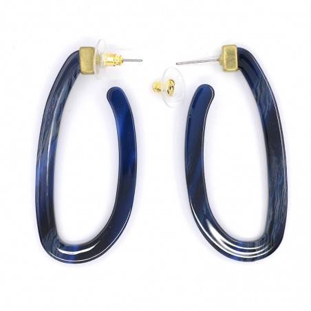 Pendientes Cubano Azules