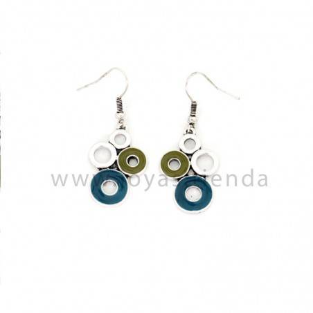 Pendientes Multi Azules