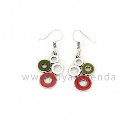 Pendientes Multi Rojos