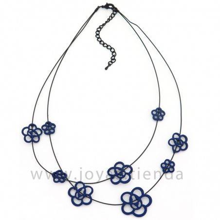 Collar Zinnia Azul