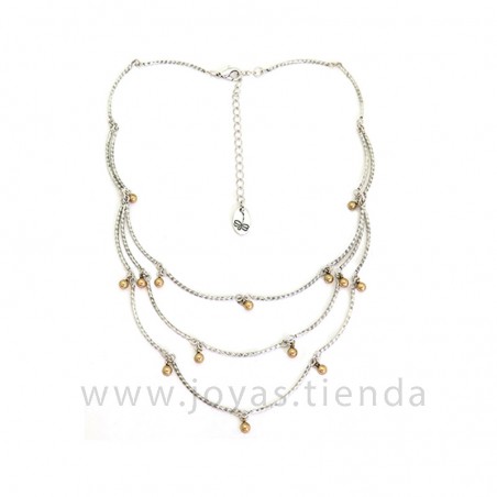 Collar Bangladesh Plateado