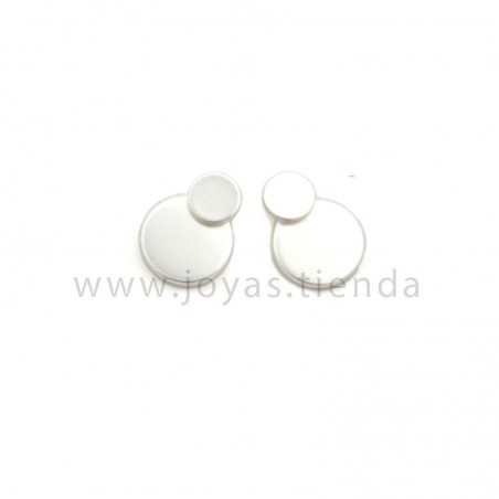 Pendientes Dafne Plateados