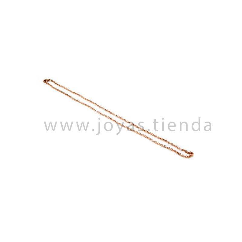 Cadena de acero chapado color rosa Cadena de acero chapado color rosa