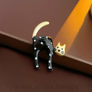 Broche Gato Negro