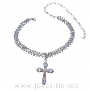 Collar Cruz Cristal