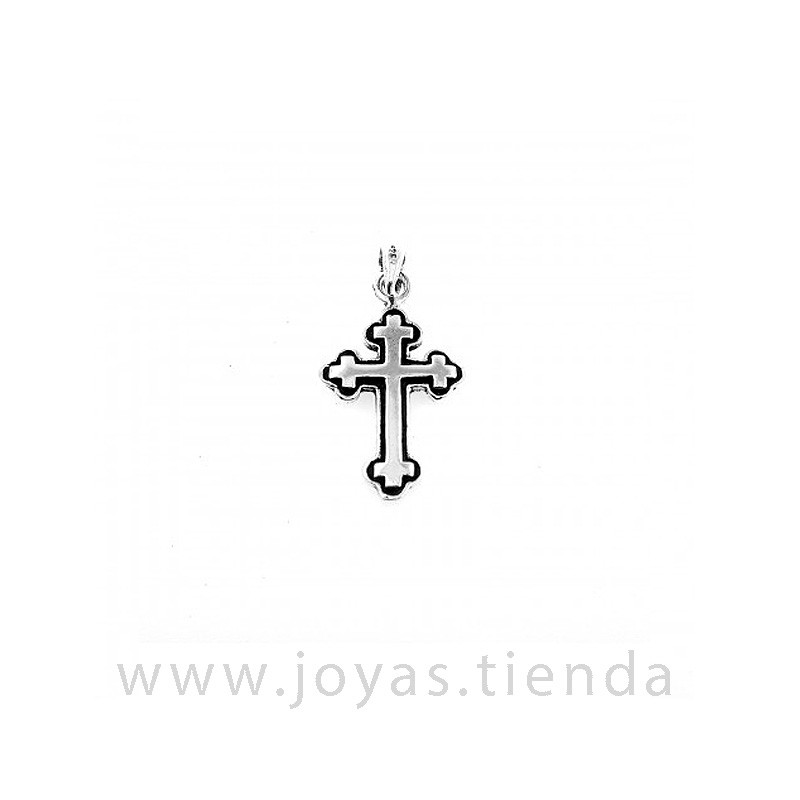 Colgante Pequeño Plata de Ley Cruz de Cruces