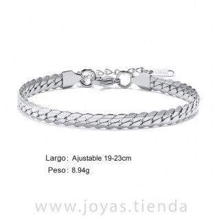 Pulsera Acero Cadena Plana