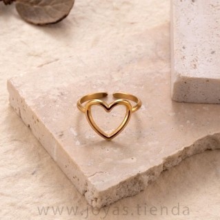 Anillo Corazón Calado