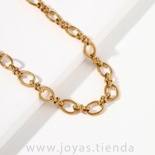 Collar de Cadena Dorado