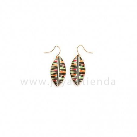 Pendientes Zanzibar Africa Gold