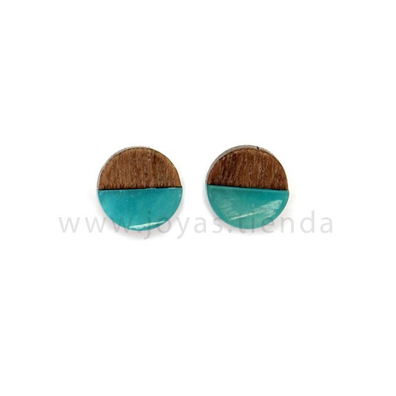 Pendientes Africanos aguamarina