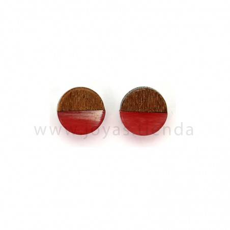 Pendientes Africanos Tonos Rojos