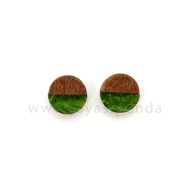 Pendientes Africanos verdes