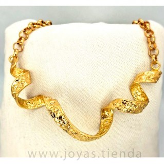 Collar Color Oro Espiral Cleopatra