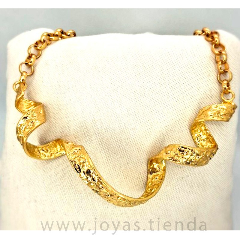 Collar Color Oro Espiral Cleopatra