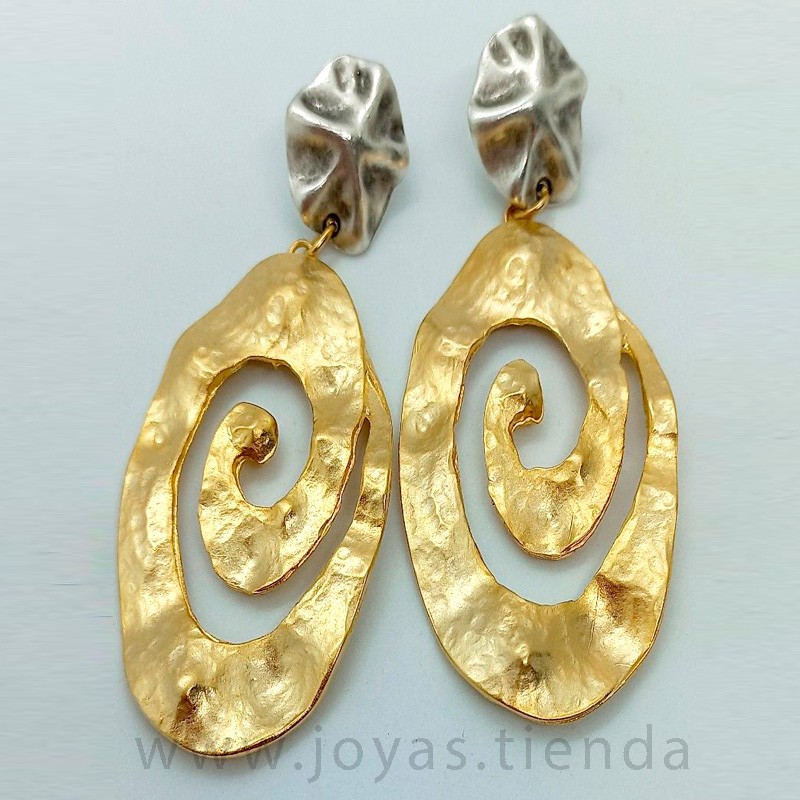 Pendientes Gold Espiral