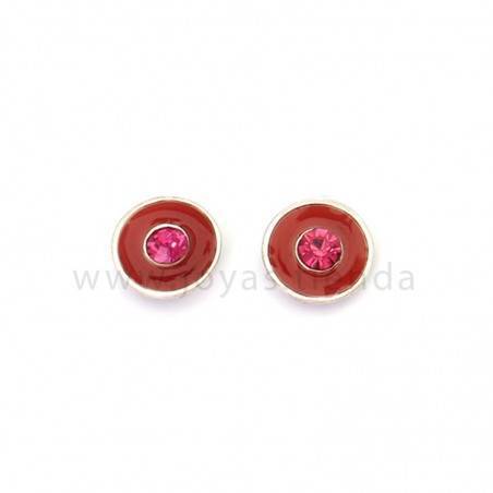 Pendientes Multi Redondos Rojos