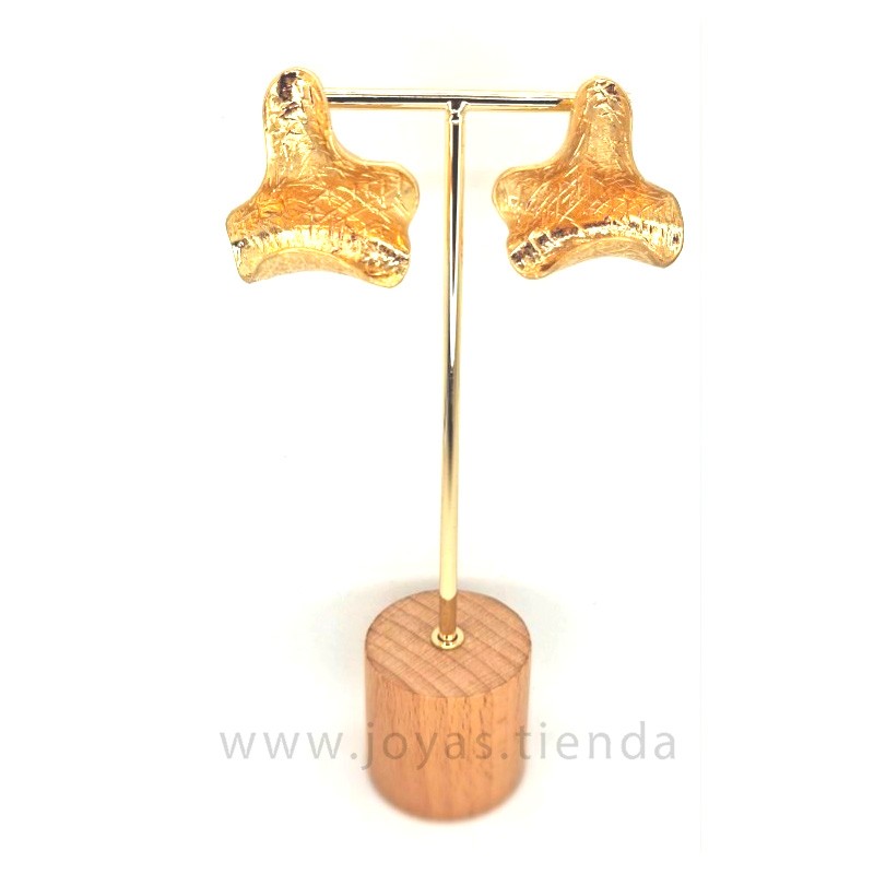Pendientes Color Oro Papiros