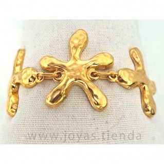 Pulsera Estrellas de Mar Dorada