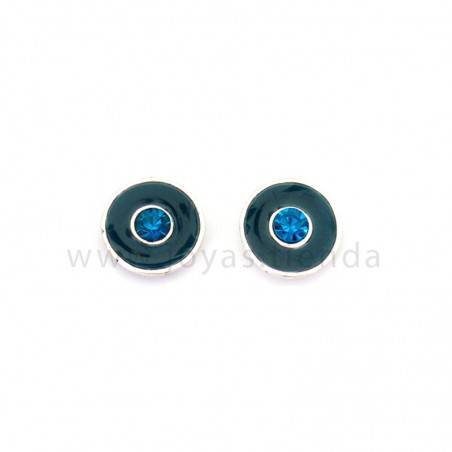 Pendientes Multi Redondos Azules