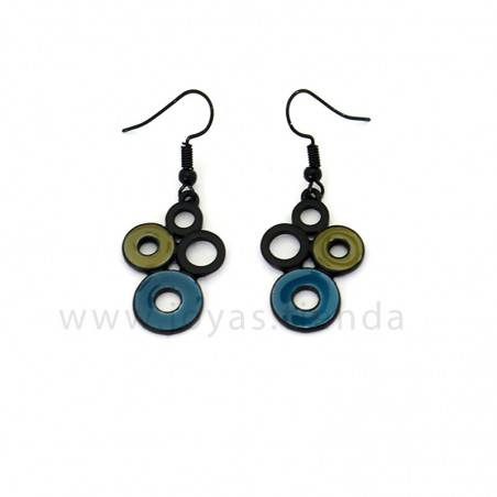 Pendientes Multi Black Azules