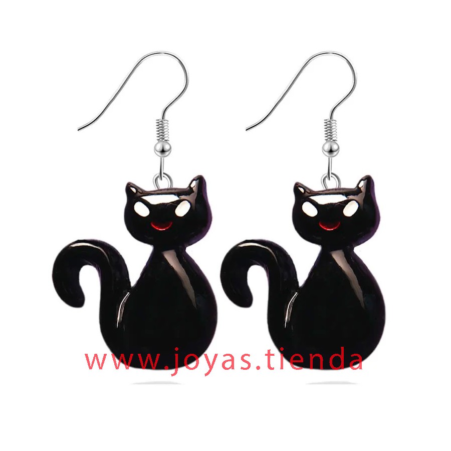 Pendientes Gato Negro Halloween