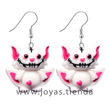 Pendientes Gato Vampiro Halloween