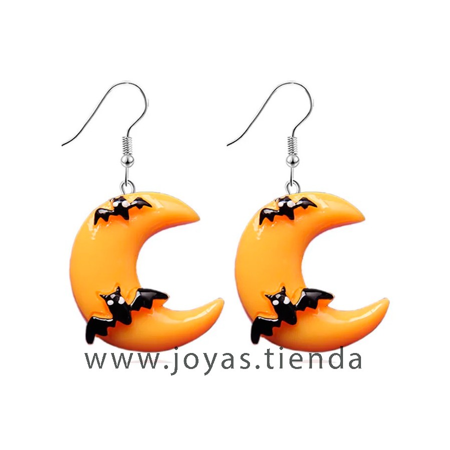 Pendientes Media Luna Halloween Pendientes Media Luna Halloween