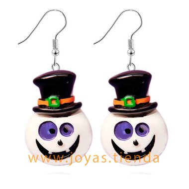 Pendientes Muñeco de Nieve Halloween