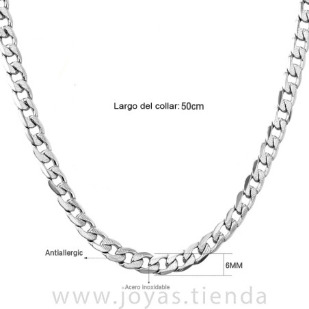 Cadena Plana de Acero 50cm