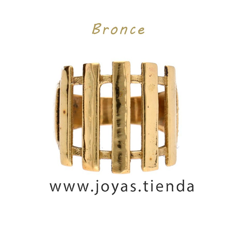 Anillo de Bronce Barras