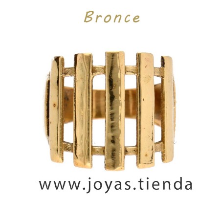 Anillo de Bronce Barras