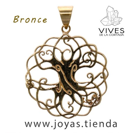 Colgante de Bronce Árbol de la Vida Orgánico