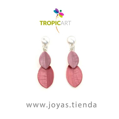 Pendientes Galena Rosa