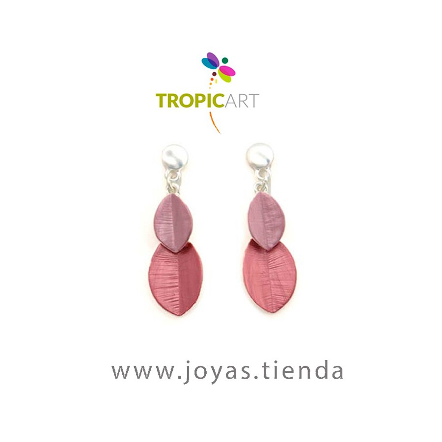 Pendientes Galena Rosa