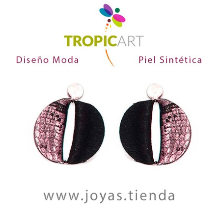 Pendientes Eva Burdeos