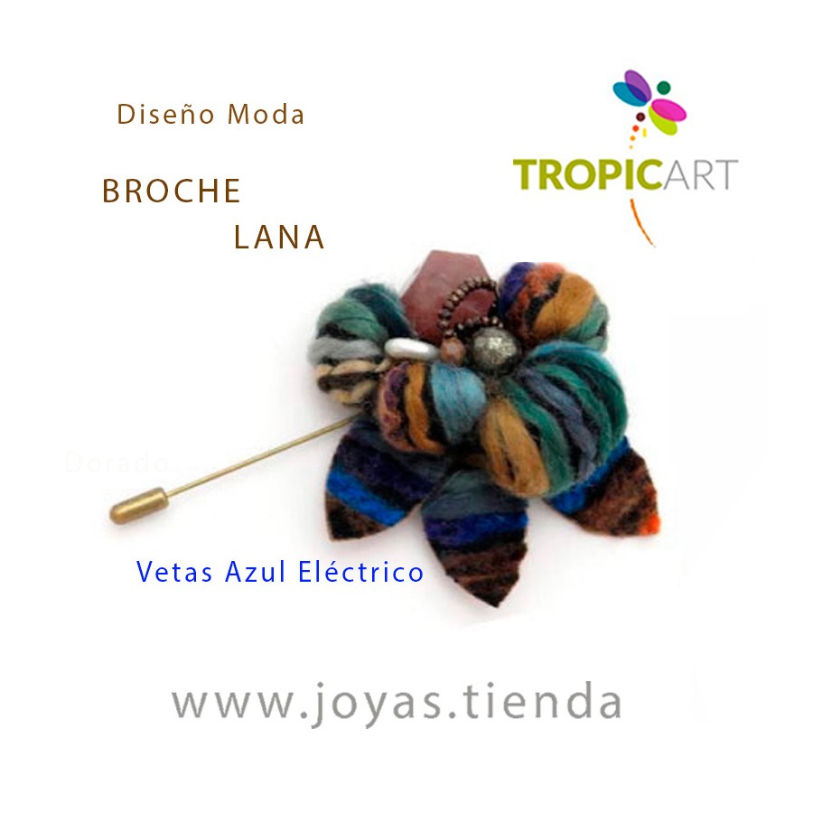Broche Esther Azul