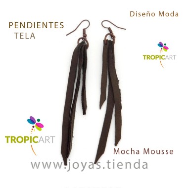 Pendientes Tallulah Marrones