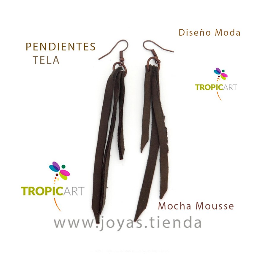Pendientes Tallulah Marrones