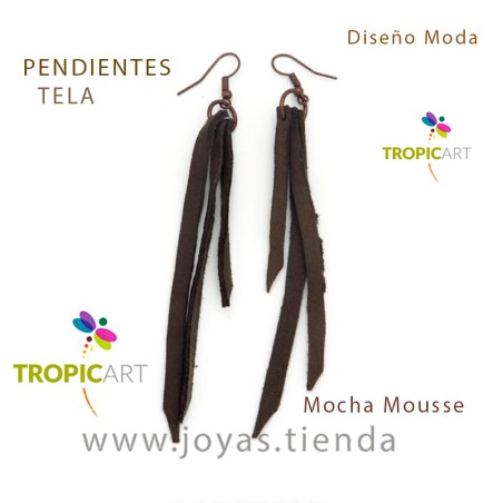 Pendientes Tallulah Marrones