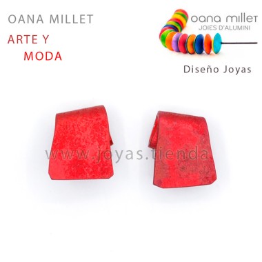 Pendientes Lazo Rojos