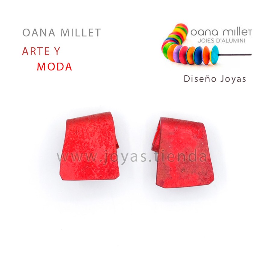 Pendientes Lazo Rojos