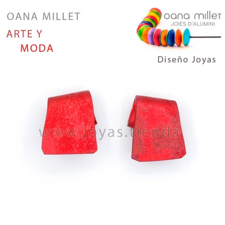 Pendientes Lazo Rojos