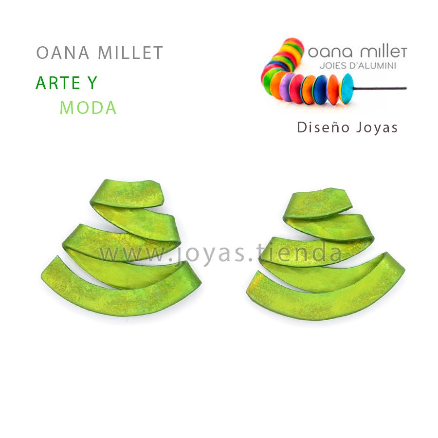 Pendientes Ziza Verdes