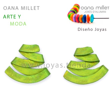 Pendientes Ziza Verdes