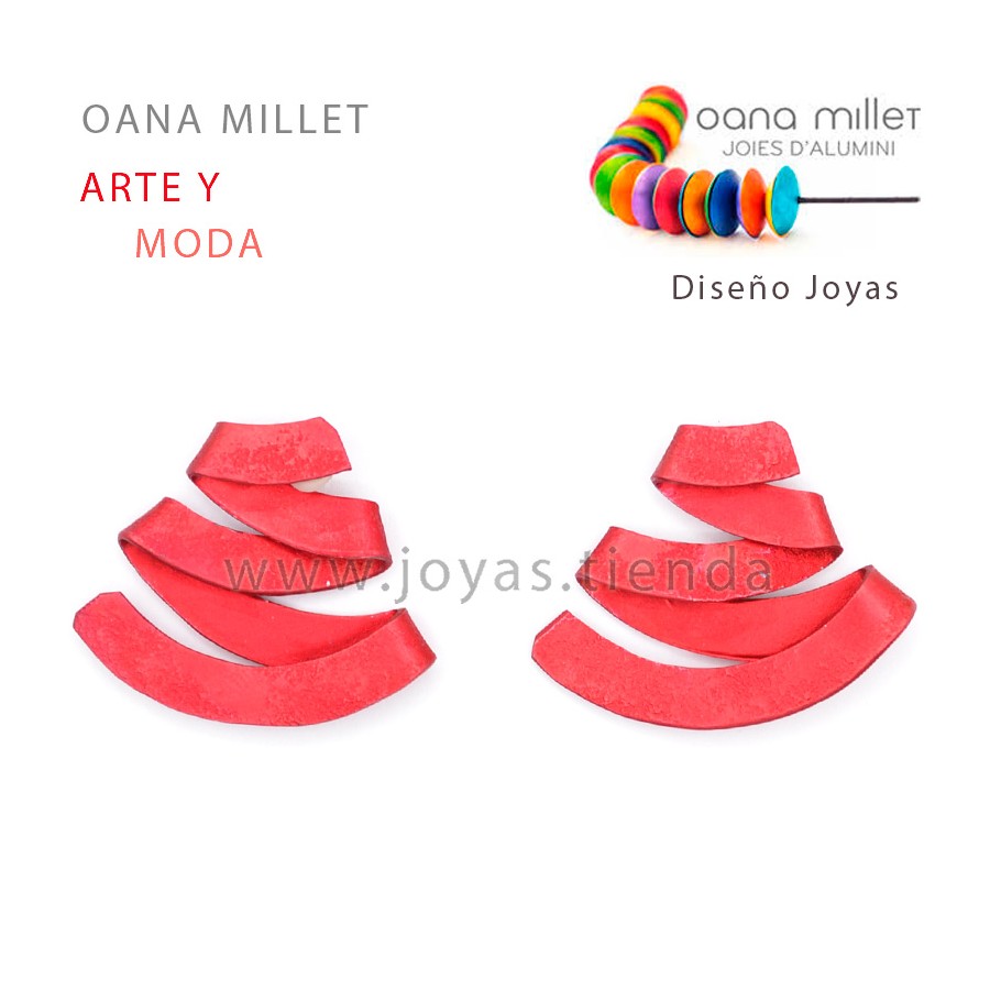 Pendientes Ziza Rojos