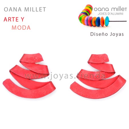 Pendientes Ziza Rojos